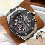 Audemars Piguet Royal Oak Offshore 42mm Watches Black Leather Strap